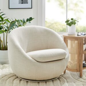 Mira Bouclé Swivel Chair | Better Homes & Gardens Modern Accent