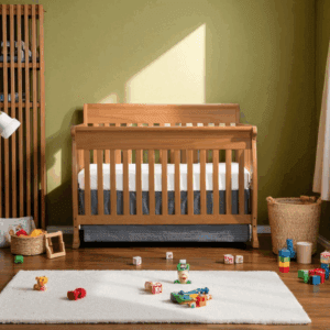 Classic 4-in-1 Convertible Crib with Toddler and Full Bed Option