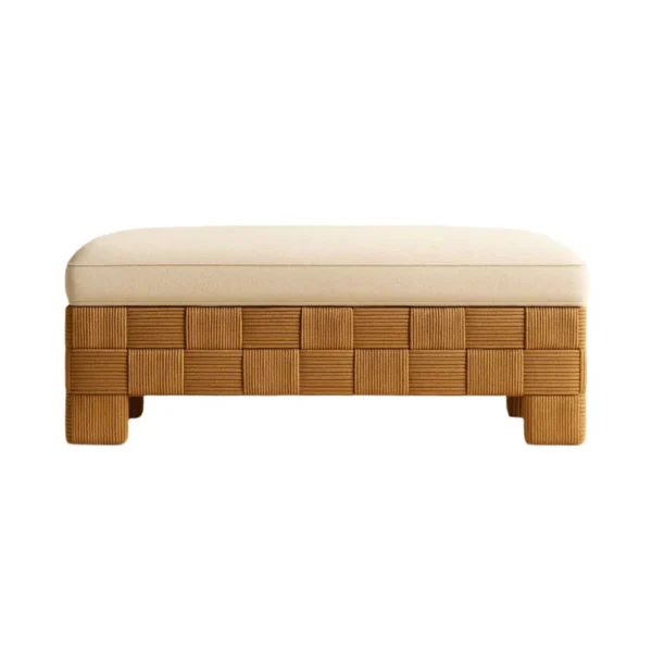 Annette Curved Upholstered King Bed – Contemporary Wood Frame - Image 2