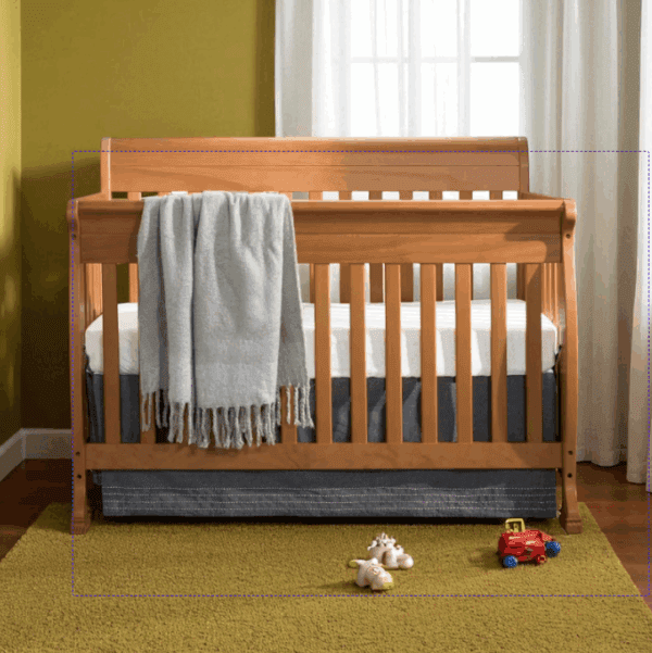 Classic 4-in-1 Convertible Crib with Toddler and Full Bed Option - Image 2