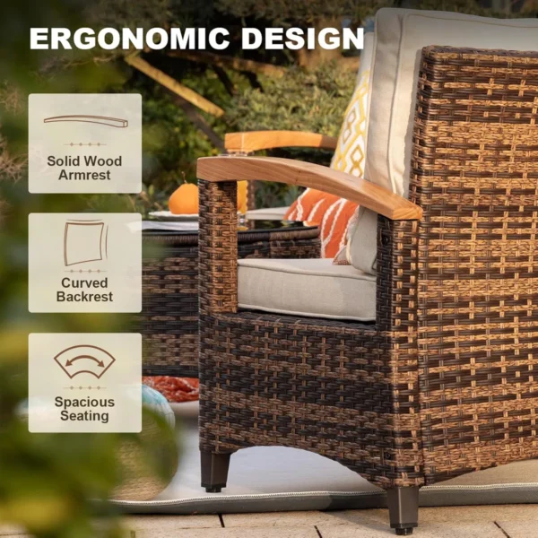 Lark Manor 9-Pc Outdoor Patio Set – Half-Moon Sofa & Tables - Image 5