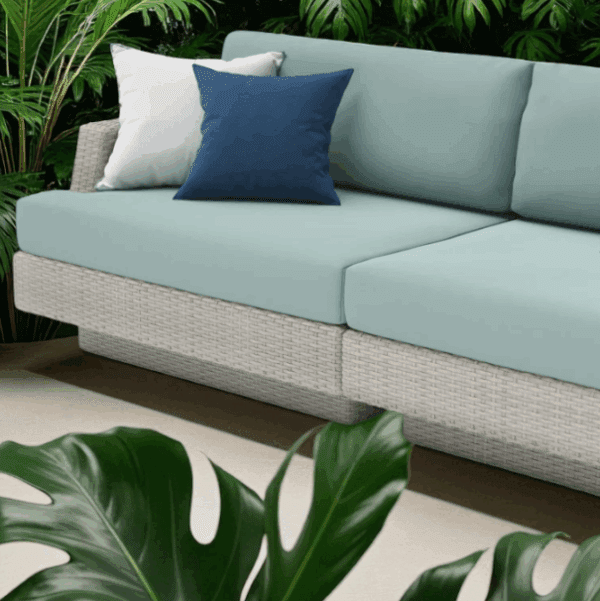 5-Piece Outdoor Sectional Sofa Set with Sunbrella® Cushions - Image 4