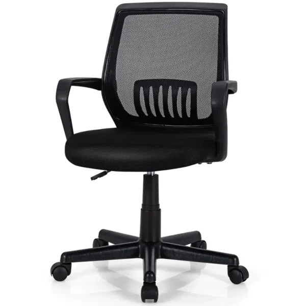 Mid-Back Mesh Office Chair with Adjustable Lumbar Support - Image 3