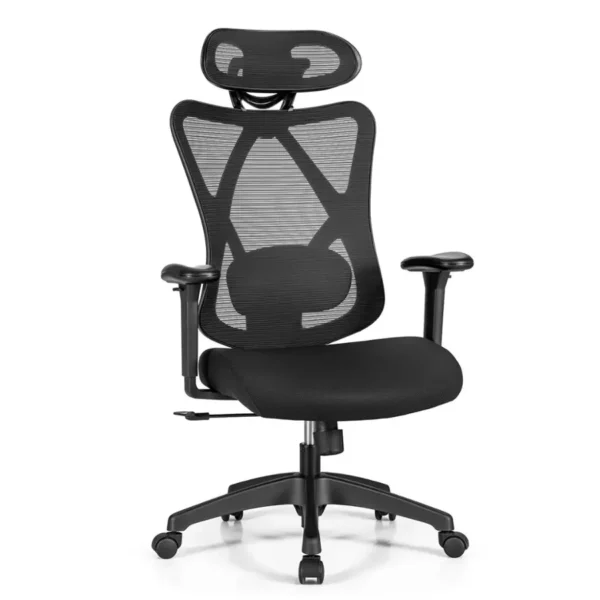 Reclining Mesh Swivel Office Chair with Adjustable Lumbar Support - Image 5